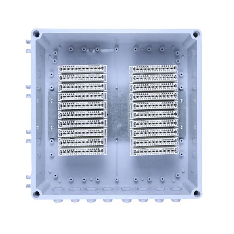 telephone wire distribution box|100 pair krone box.